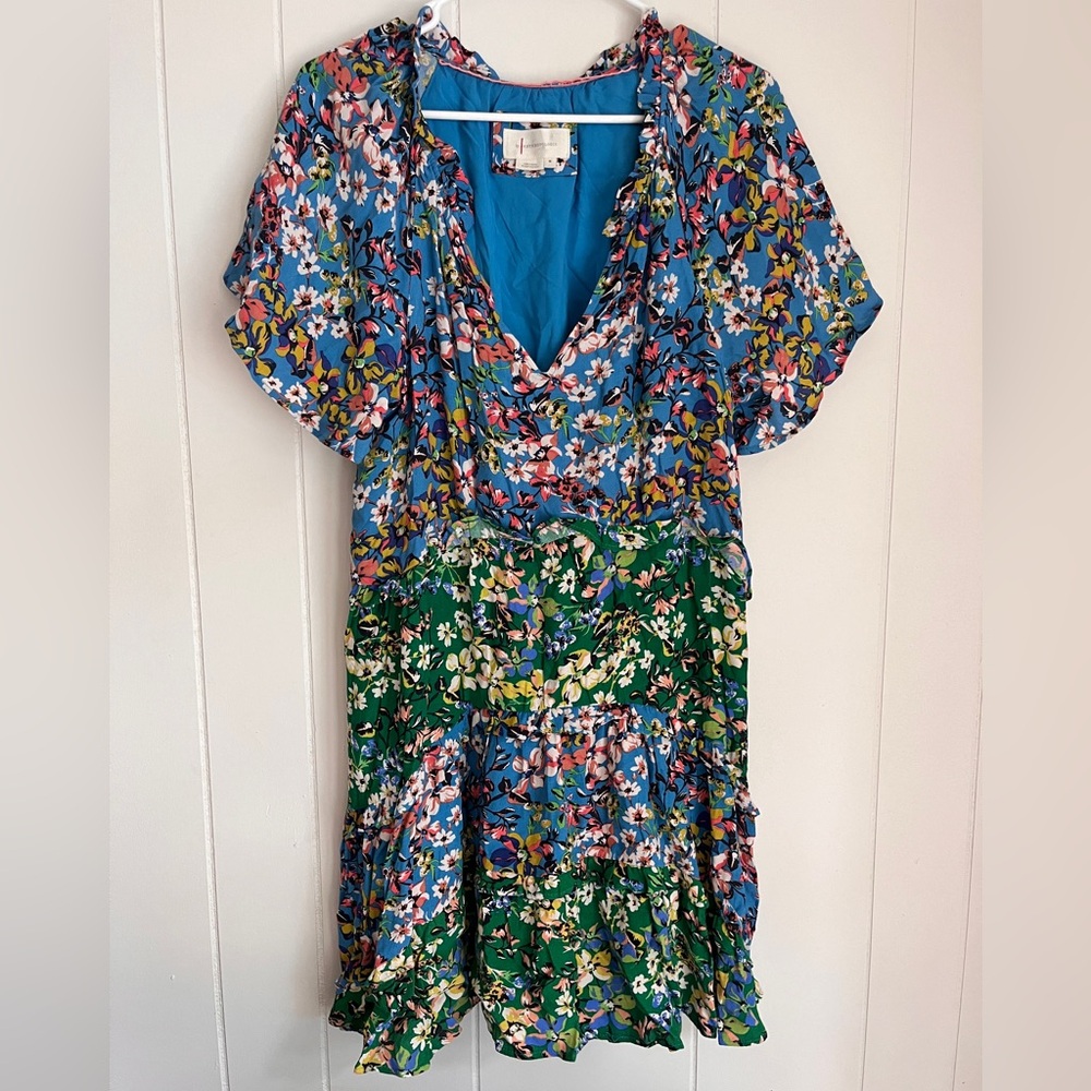 Anthropologie Robin Floral Tiered dress | Size M
